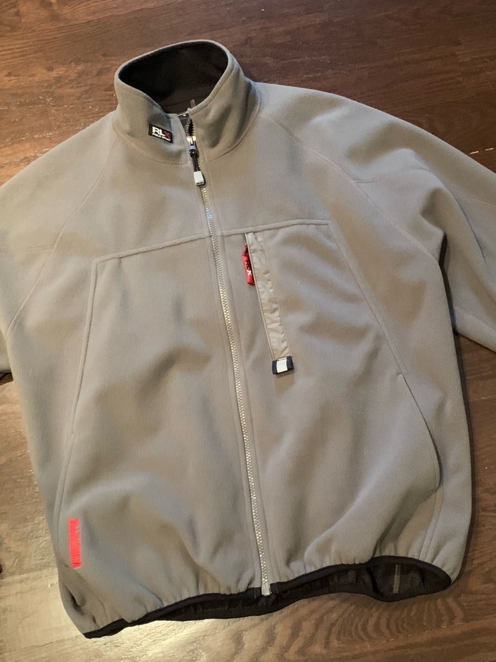 RLX Ralph Lauren Men's Light Gray polar Performance Softshell Jacket